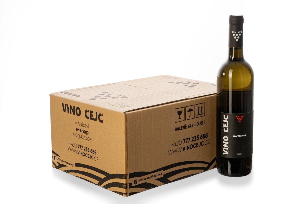 SAUVIGNON 2023 Víno Čejč (5ks + 1ks ZDARMA)